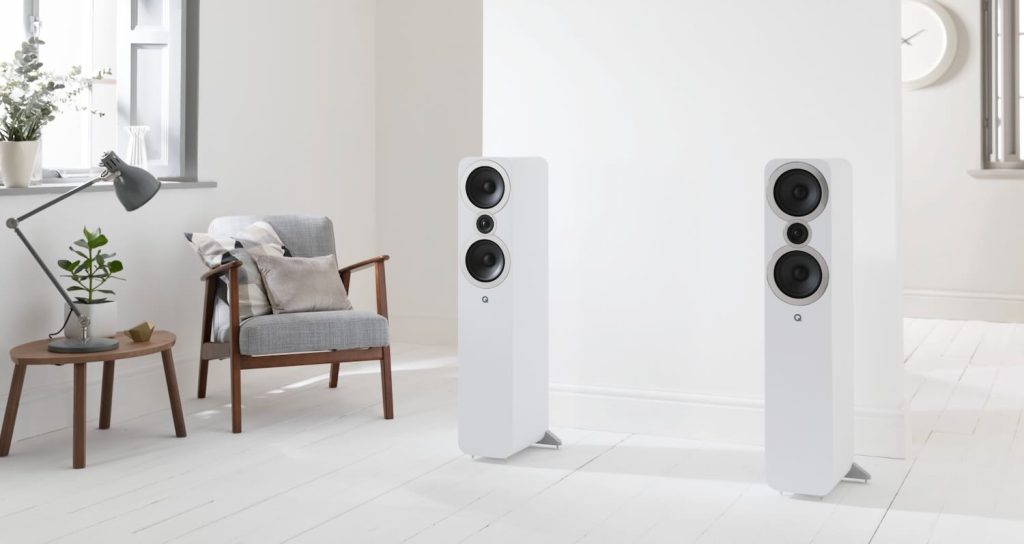 Q Acoustics 3050I White Grille Off