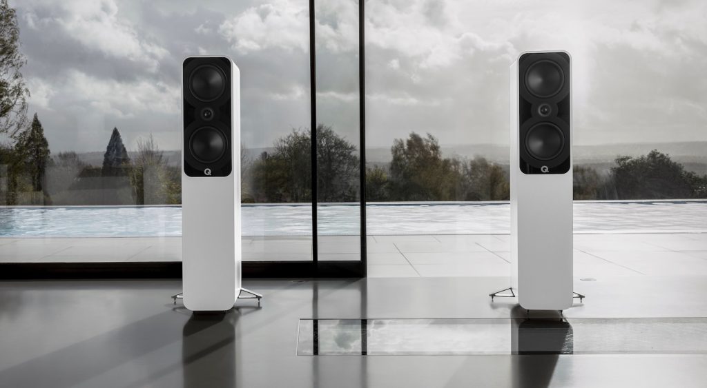 Q Acoustics 5040 in White No Grille